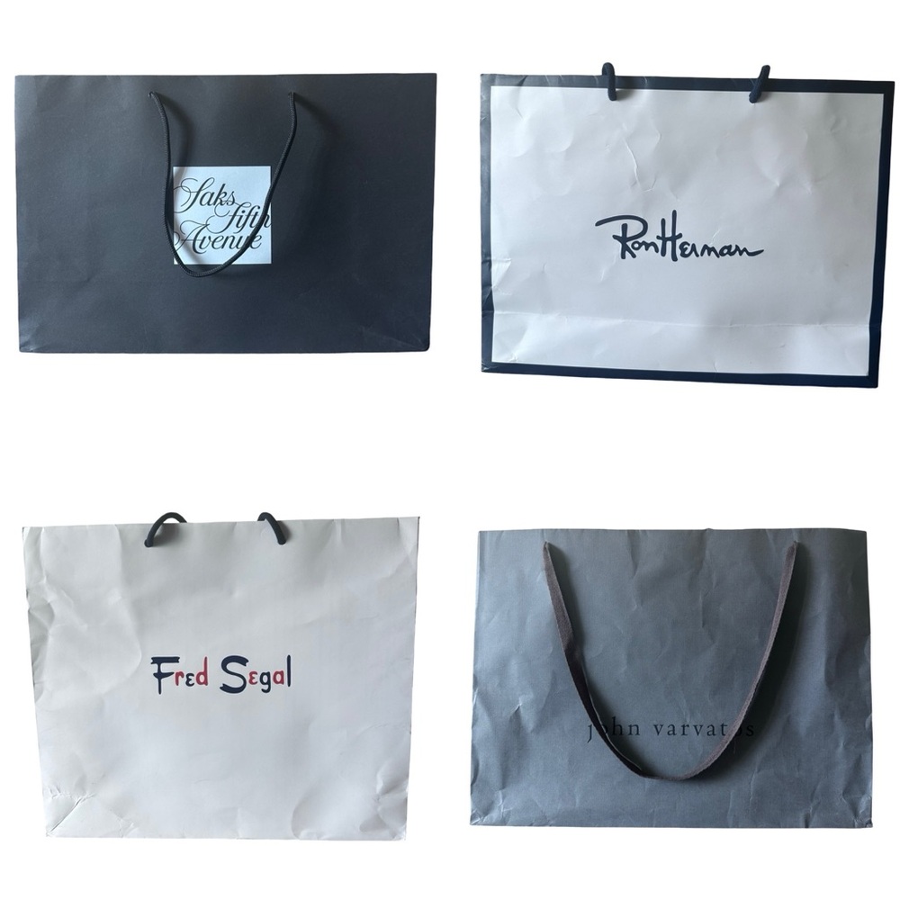 Saks fifth Avenue and others designer large shopping bags (4)